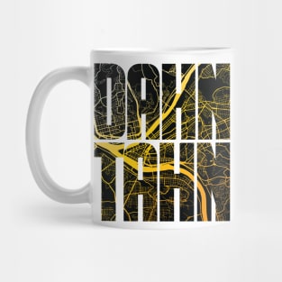 Dahn Tahn Pittsburgh City Map Mug